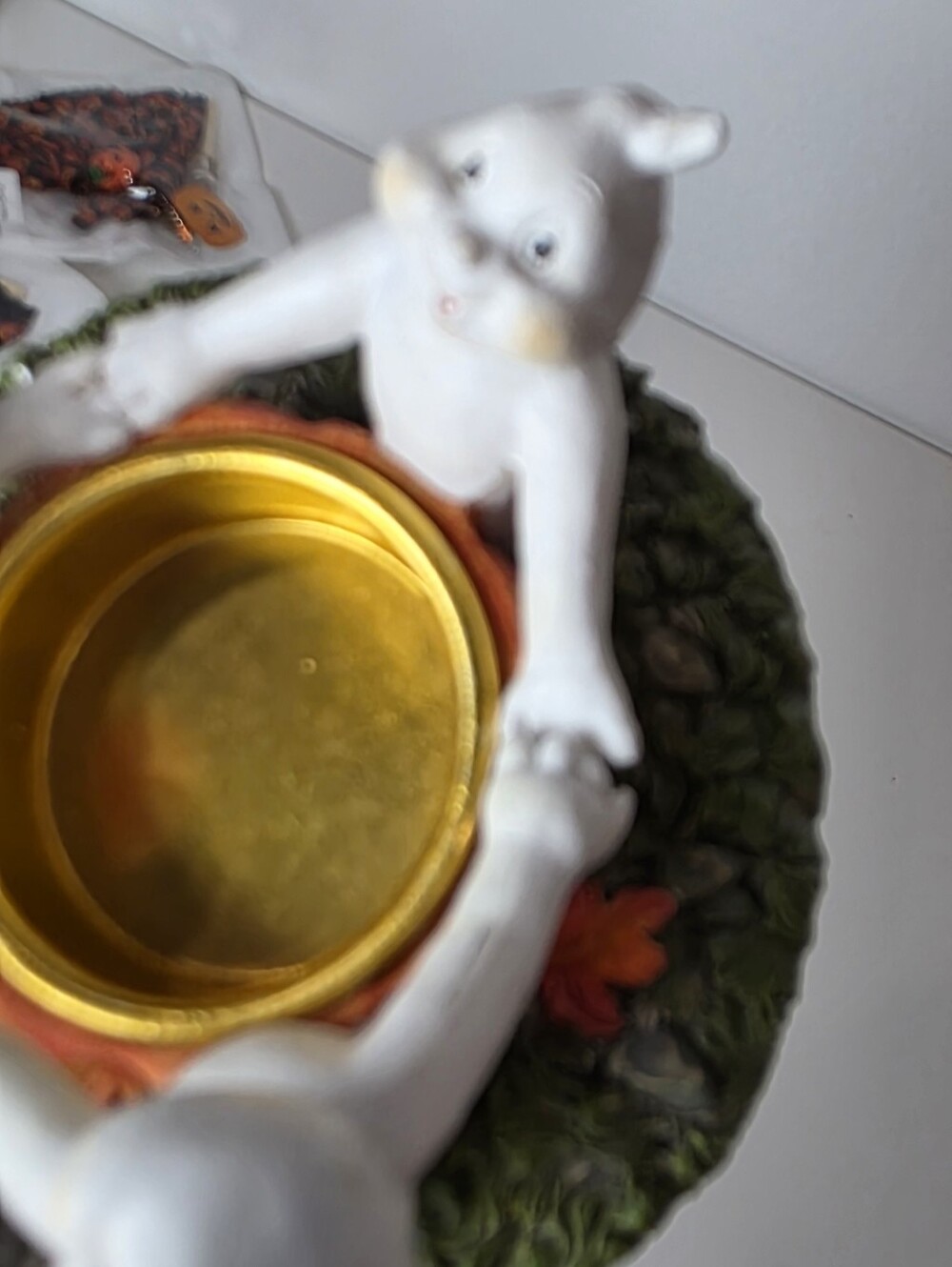 ๐ Vintage Halloween Ghost Coven Candle Jar Topper, Tealight Candle Holder - Picture 3 of 7
